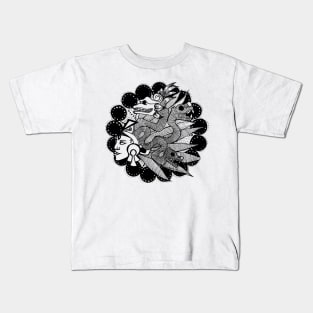 Aztec Medusa Kids T-Shirt